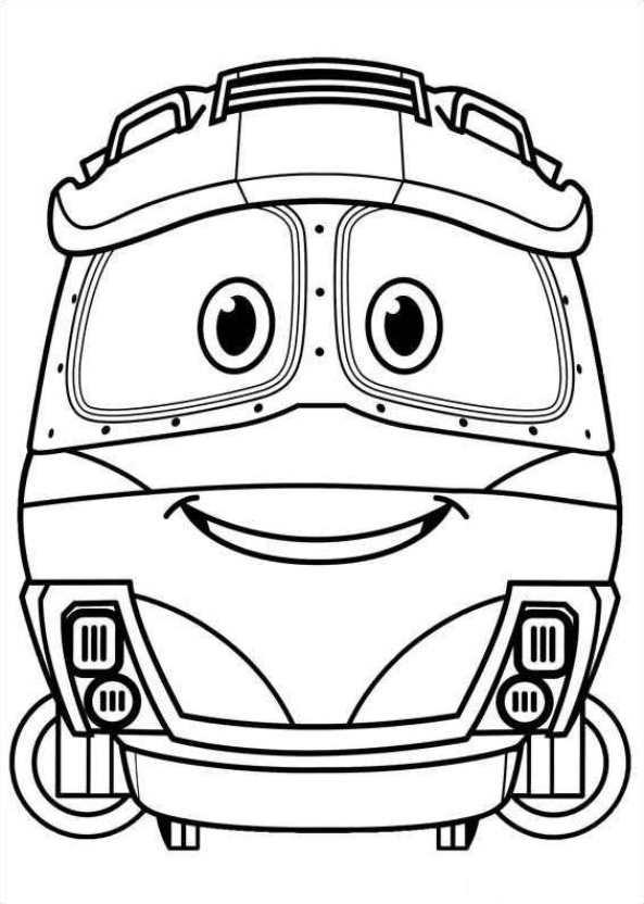 Kids-n-fun.com | Coloring page Robot Trains kay robot trains